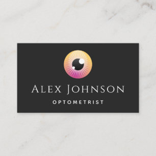 Coolan Öga Doktor med bördig Eyeball Optometrist Visitkort