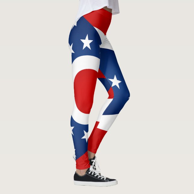 Coolan Ohio Flagga Mode Leggings (Höger)