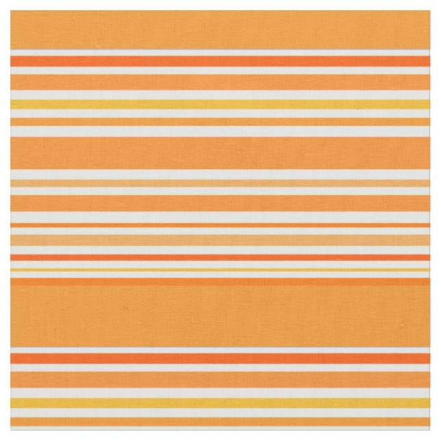 Coolan orange stripe Retro Tyg (Närbild)