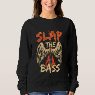 Coolan överlappar ryggstödsgitaren med Vingar-slap T Shirt