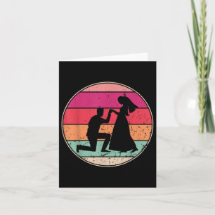 Coolan Retro Bröllop Vintage bröllop Bride Groom K Kort