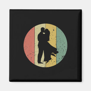 Coolan Retro Bröllop Vintage bröllop Bride Groom K Magnet
