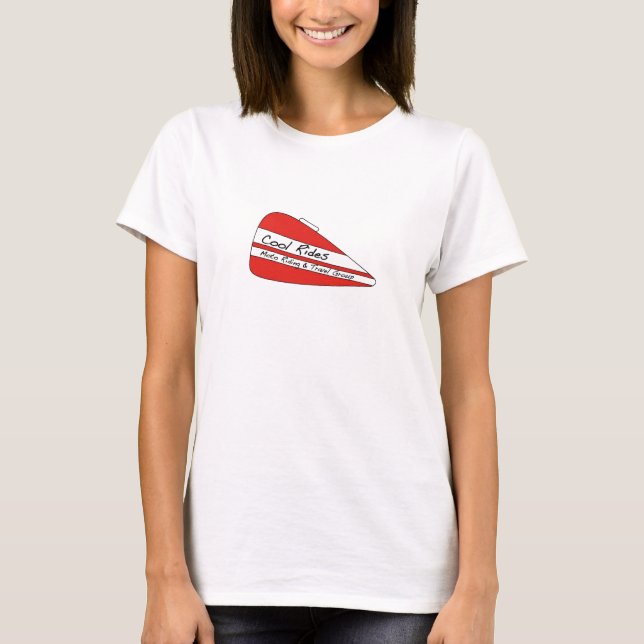 Coolan rider kvinna spagetti fäster t shirt (Framsida)