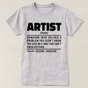Coolan Roliga meningar för konstnärer T Shirt