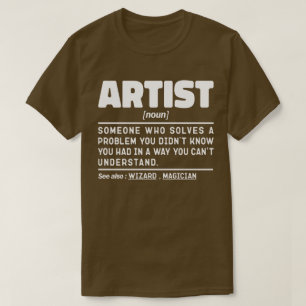 Coolan Roliga meningar för konstnärer T Shirt