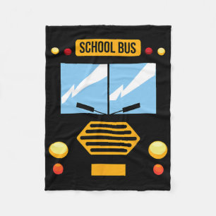 Coolan School Buss Costume Easy Fordon Halloween G Fleecefilt