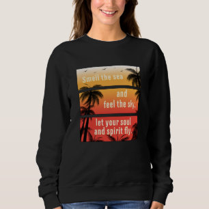Coolan Sea Sol Funny Gift med Surfan  vid sommarkl T Shirt
