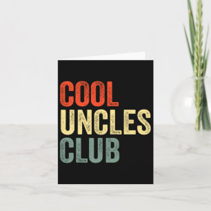 Coolan Shirt Vintage Uncles Klubb Funny Fars dag Kort