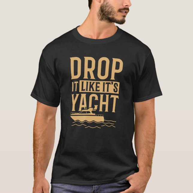Coolan släpper den som Yacht seglar T Shirt (Framsida)