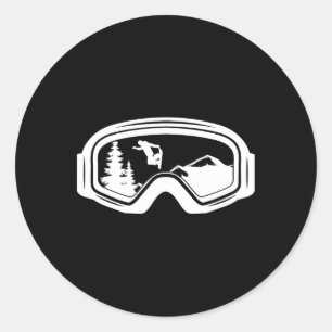 Coolan Snowboard Goggles Snowboarding Snö Runt Klistermärke