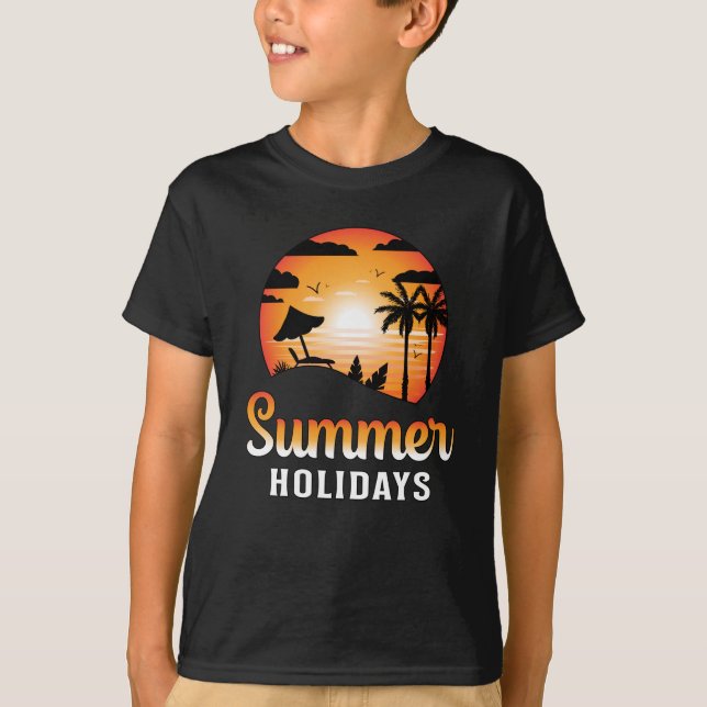 Coolan Sol Funny Gift  för sommaravacation i havet T Shirt (Framsida)