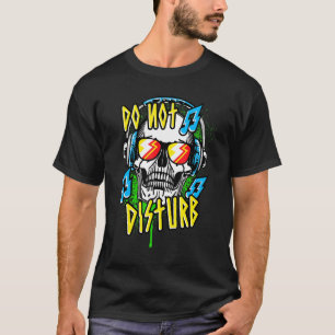 Coolan stör inte lyssna på musik i Skullboxar T Shirt