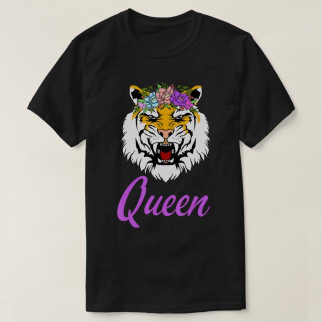Coolan Tiger Queen Tiger är drottning T Shirt (Design framsida)