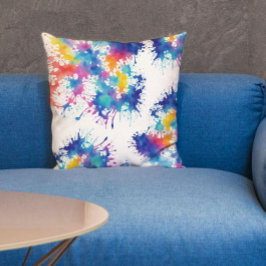 Coolans Abstrakt Färgbrytare för regnbågsfärg, vat Kudde