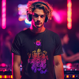 Coolans Abstrakt färgstark T Shirt