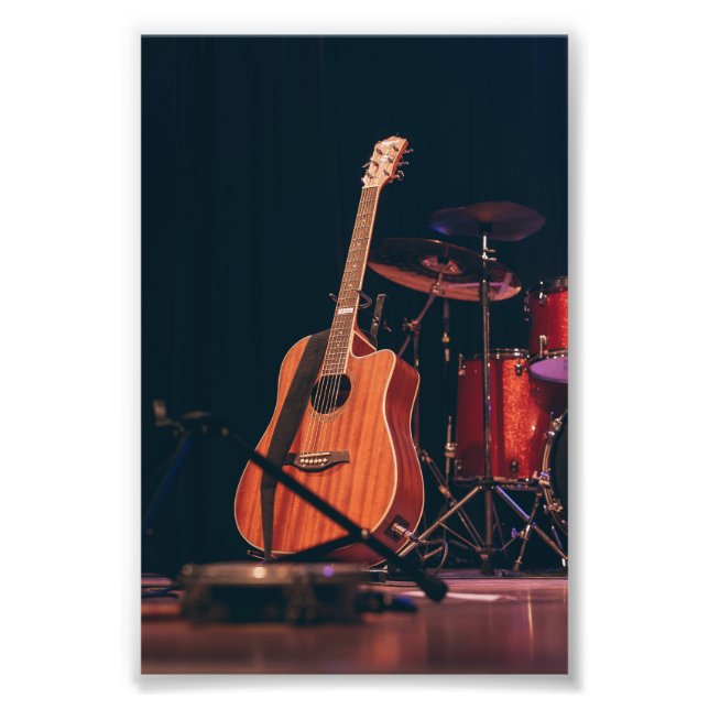 Coolans akustiska gitarr fototryck (Framsidan)