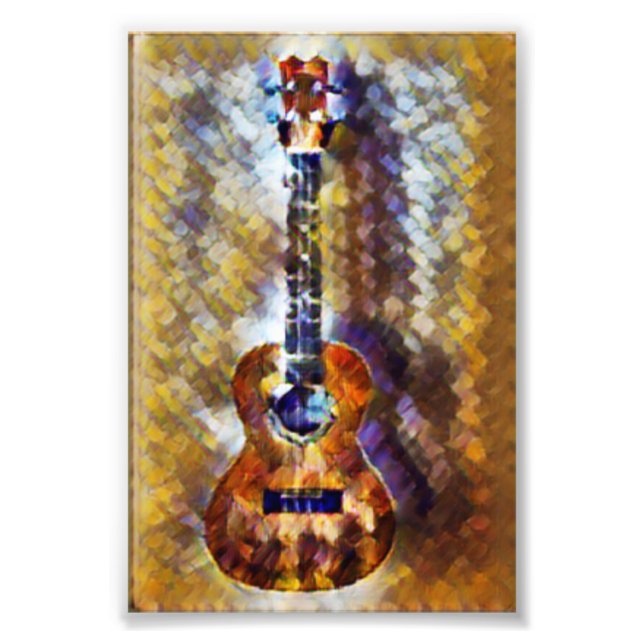 Coolans akustiska gitarr fototryck (Framsidan)
