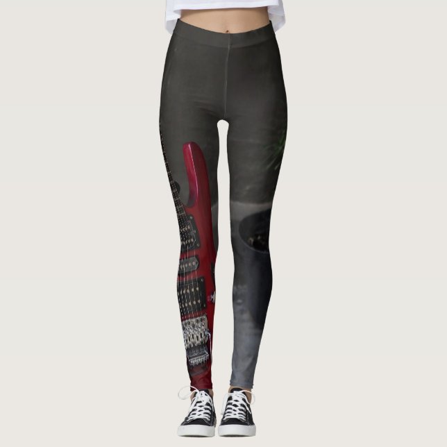 Coolans akustiska gitarr leggings (Framsida)