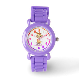 Coolans anpassade namn Little Giraffe Armbandsur