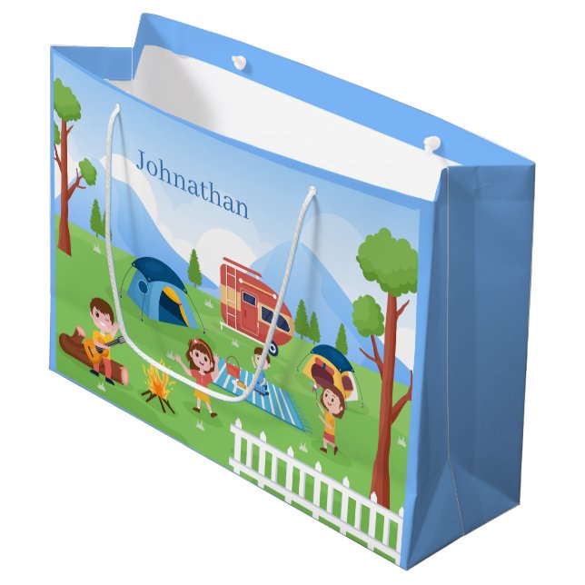 coolans barn campar party unisex add namn (Framsidan Vinklad)