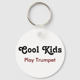 Coolans barn Spela Trumpet T-Shirt Nyckelring