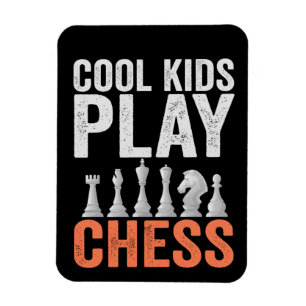 Coolans barn spelar Chess Funny Chess Board Älskar Magnet