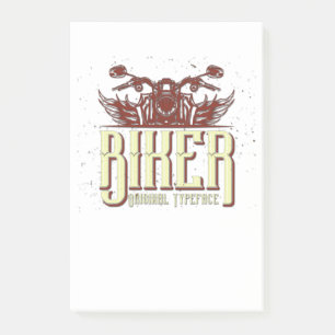 Coolans Biker - Originaltypsnitt Post-it Block