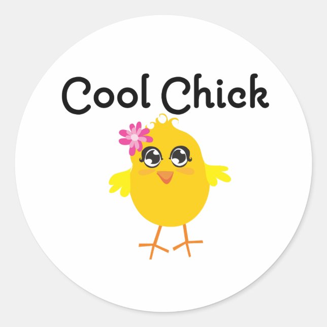 Coolans Chick Runt Klistermärke (Framsida)