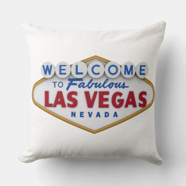 coolans designerkudde välkommen till las vegas kudde (Framsida)