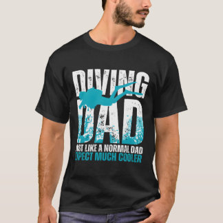 Coolans Dyka för havsdykardykare i Pappa Manar T Shirt