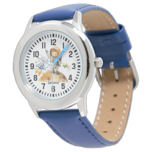 Coolans eget namn Astronaut Boy på Måne Armbandsur