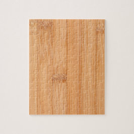 Coolans elegant Ljusbrun bambu träavtryck Pussel