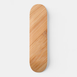 Coolans elegant Ljusbrun bambu träavtryck Skateboard Bräda 21,5 Cm