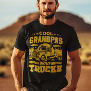 Coolans farfar: vintage lastbil art t shirt