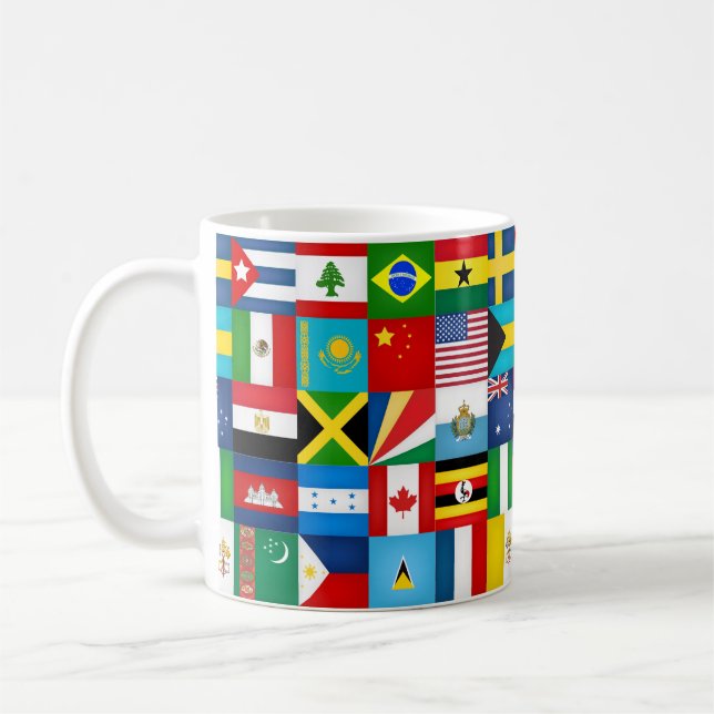 Coolans Flaggor i världen Kaffemugg (Vänster)