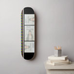 Coolans fotoskateboard mini skateboard bräda 18,5 cm<br><div class="desc">Anpassa den här bildskärmen med 3 foton. Coolans utformning har svart,  blå och grått färg. Gör en underbar gåva. Använda mallen som ska anpassas.</div>