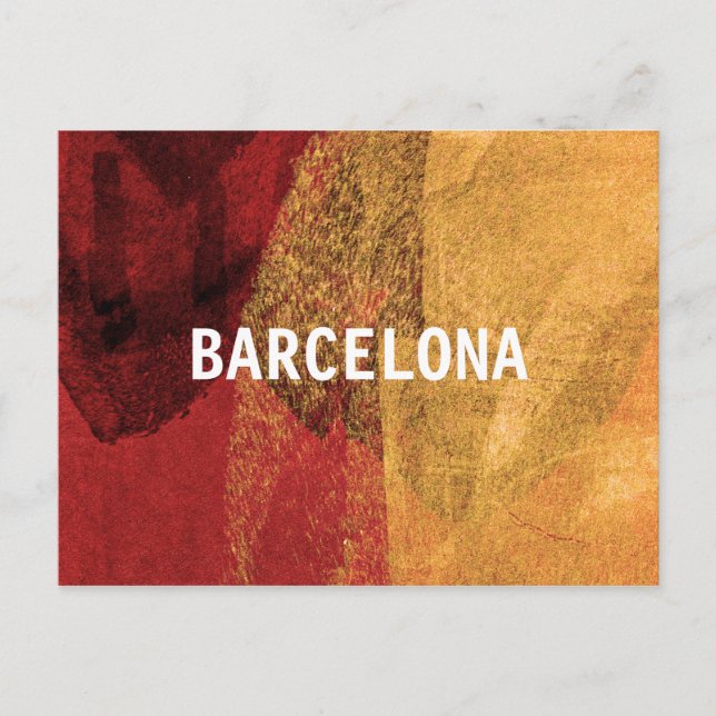 Coolans inspiration till Barcelonas moderna utform Vykort (Framsida)