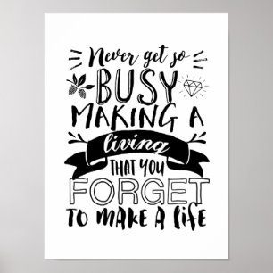 Coolans inspirationsoffert Poster livstid fullt