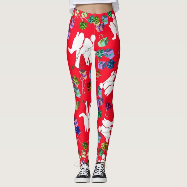 Coolans julklapp för elefant leggings (Framsida)