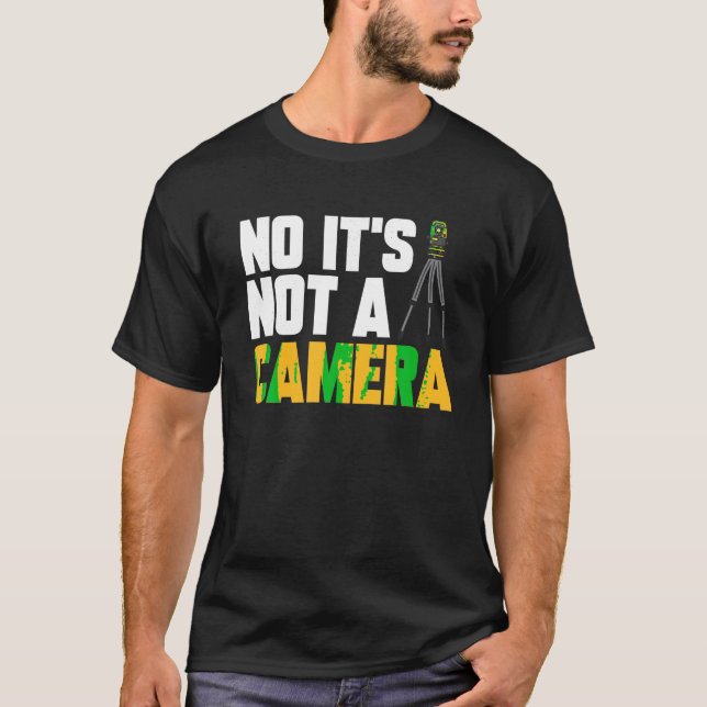Coolans markbesiktning är inte en kamera. t shirt (Framsida)