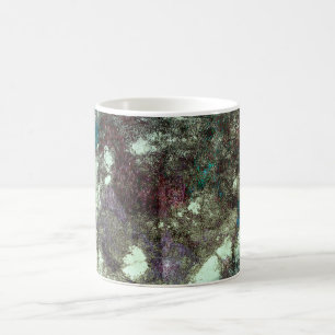 Coolans moderna abstrakt grunge-designkonst kaffemugg