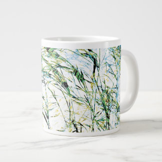 Coolans moderna blommigt-blommans mönster-konst jumbo mugg