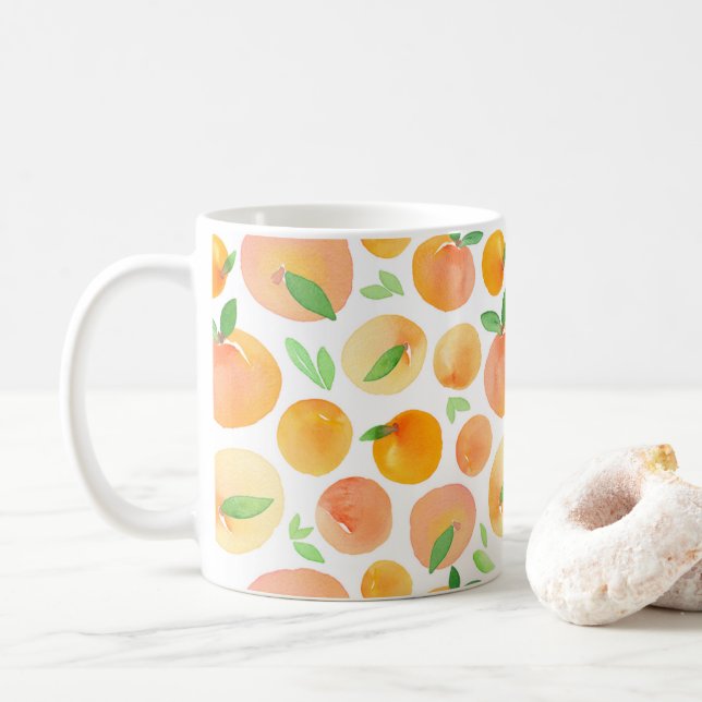 Coolans moderna fruktpersika orange mugg (Med munk)