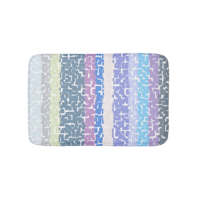 COOLANS Multifärgad Grönt/Grått/iger/Rosa/Lila/blå Badrumsmatta (Framsidan)