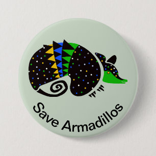 Coolans Spara ARMADILLOS - utrotningshotad animali Knapp