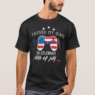 coolans spelardesign,4:e july-spelaren humor t shirt