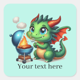 Coolans stödraster dra för att lägga till text fyrkantigt klistermärke
