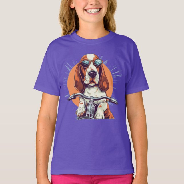 Coolans tecknad-bundna biker T-Shirt (Framsida)