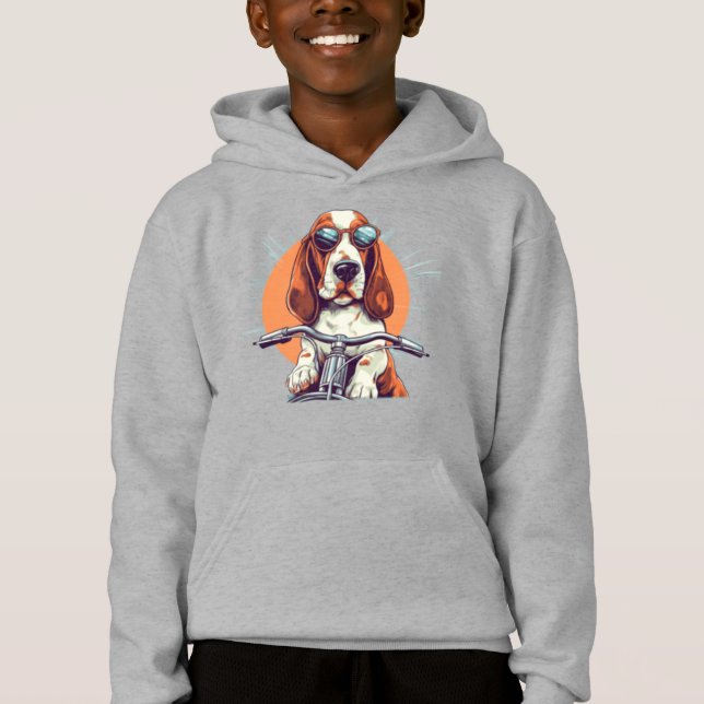 Coolans tecknad-bundna biker T-Shirt (Framsida)