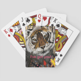 Coolans tiger, redigerbar text casinokort